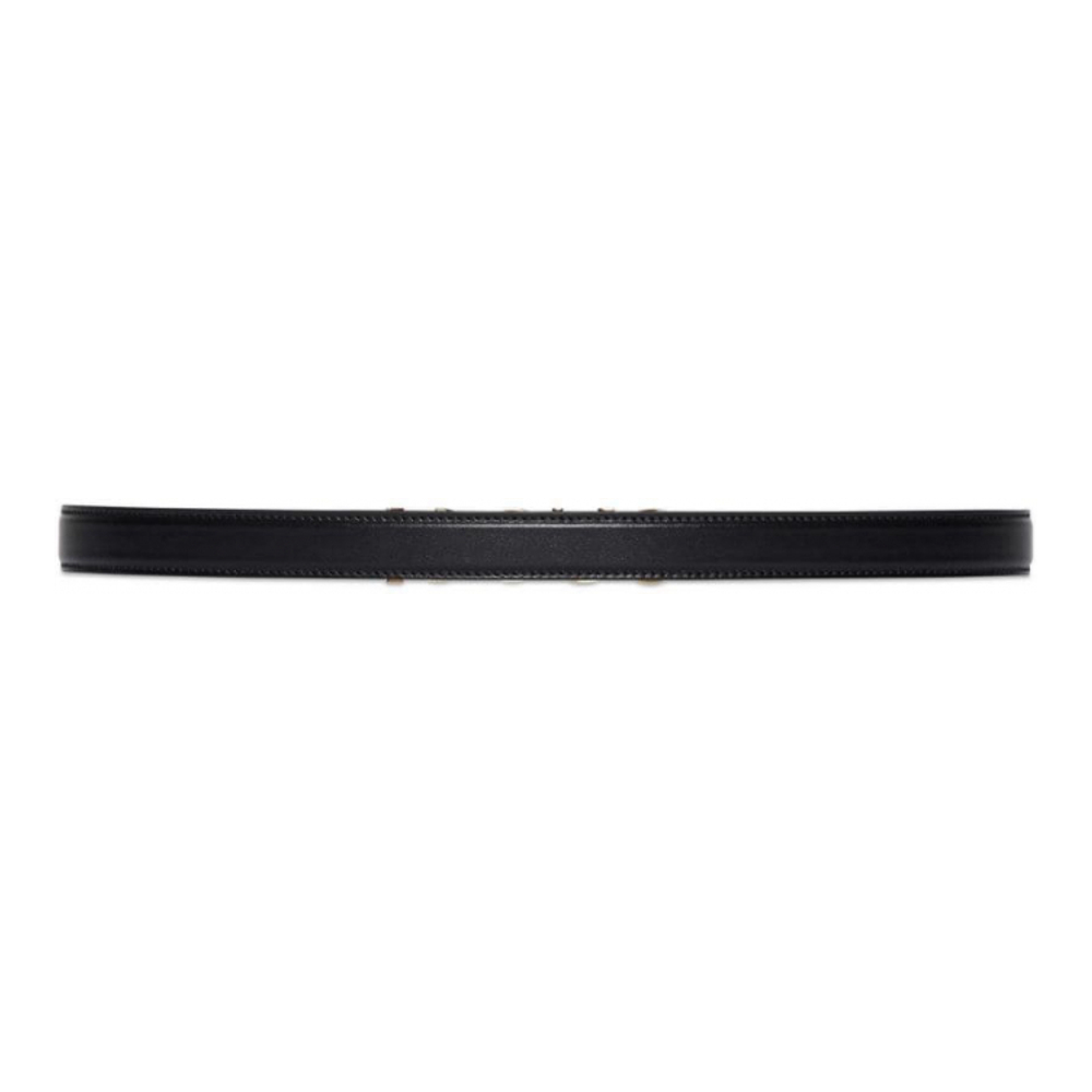 Women's 'Logo Plaque' Belt
