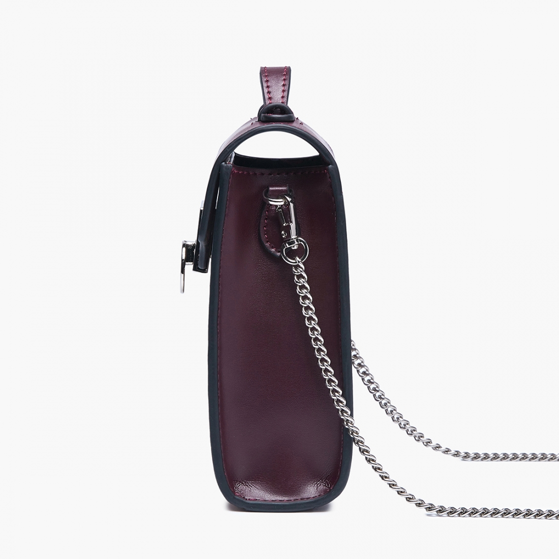 Schultertasche aus Leder