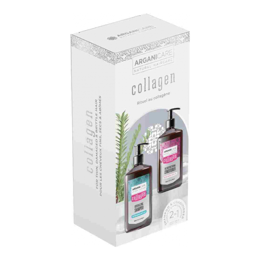 'Collagen Boost Duo Box' Shampoo & Conditioner - 400 ml, 2 Pieces