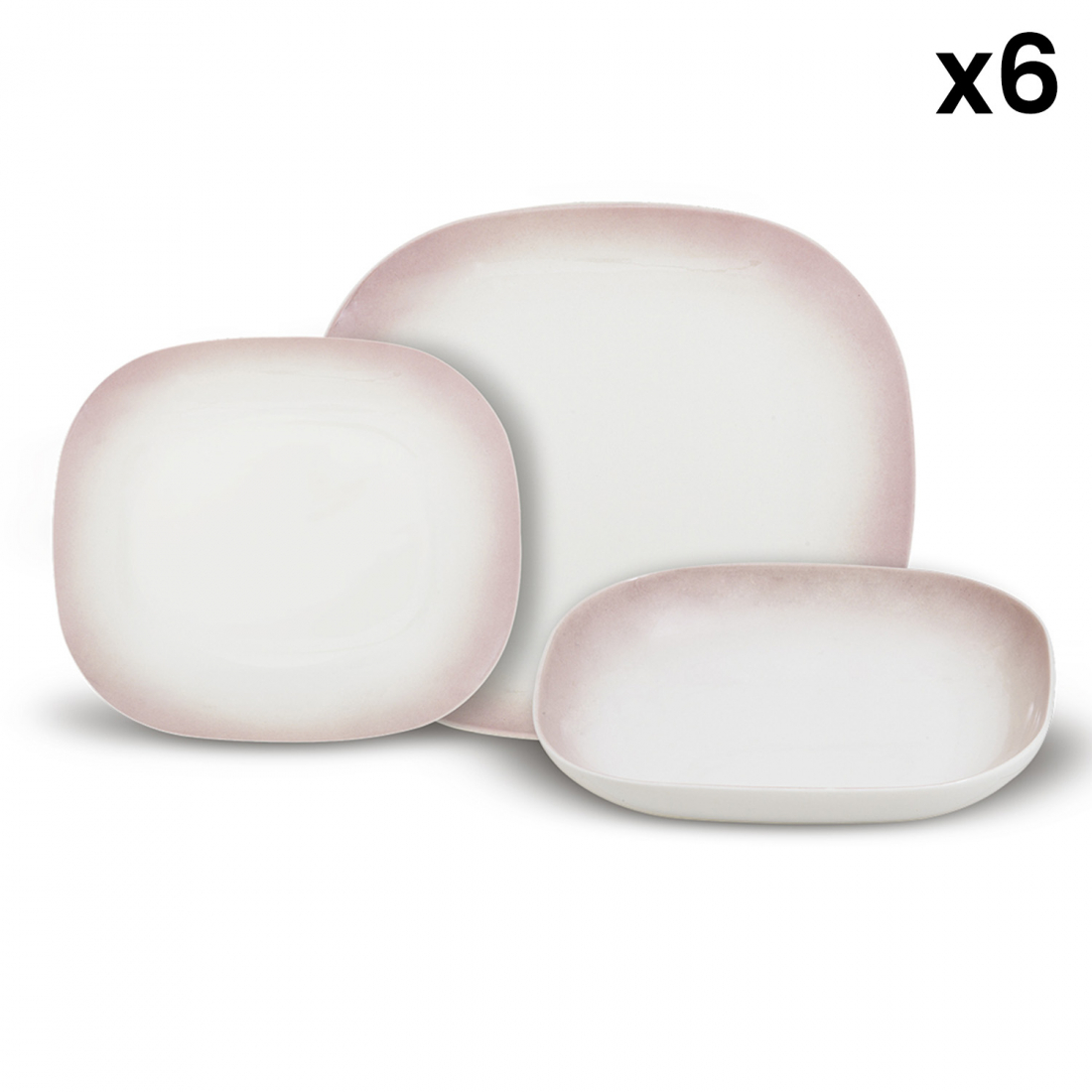 'Spring' Plate Set - 18 Pieces