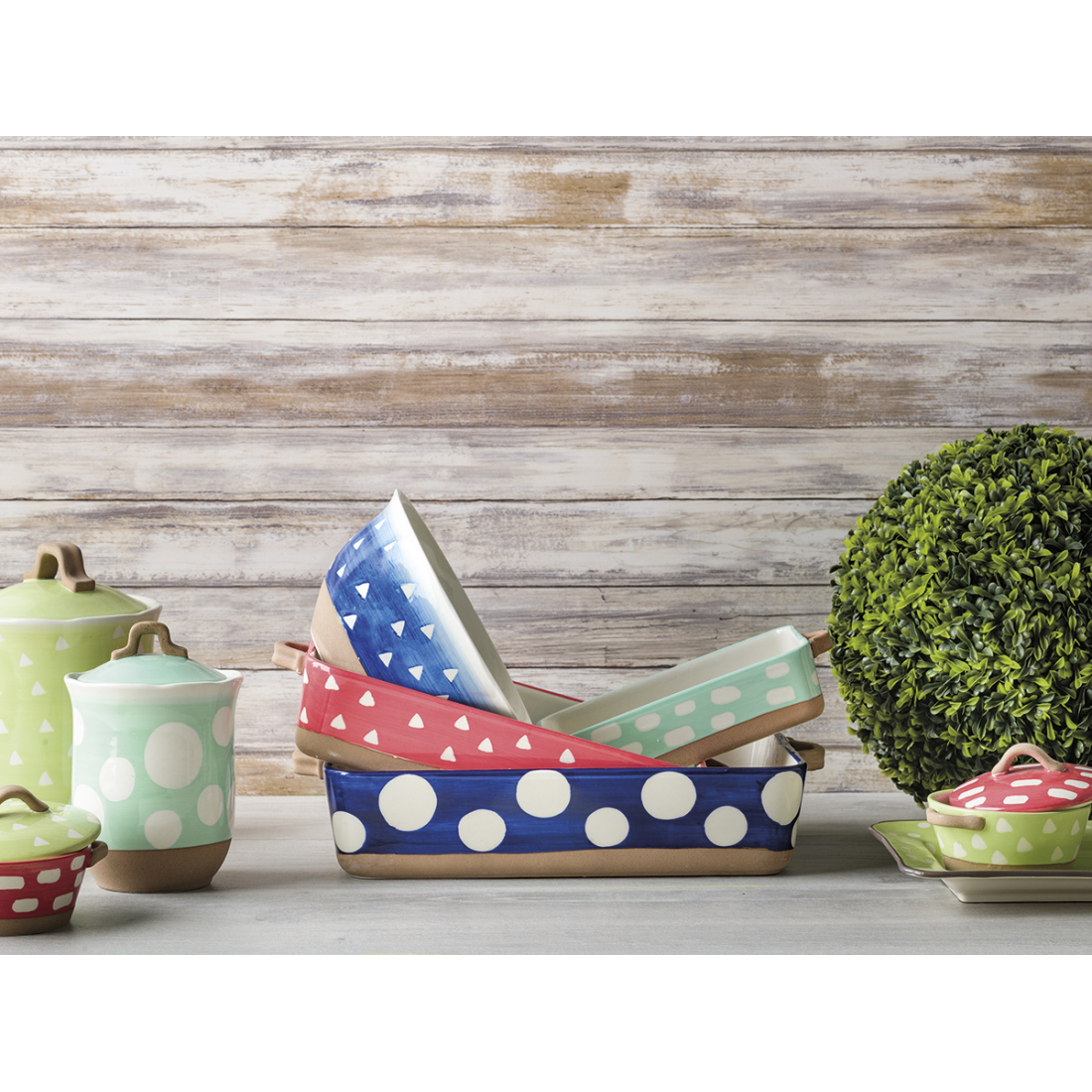 Pot à Bonbons 'Canfora Sea' - 11 x 17 cm