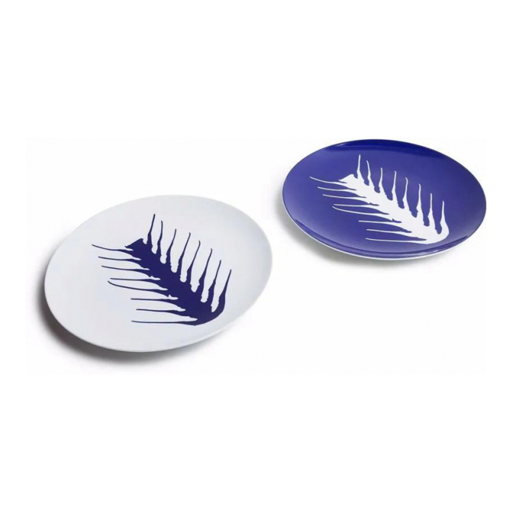 'Arête' Dekorative Platte - 33 cm - 2 Stücke