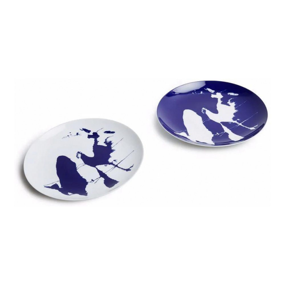 'Neige' Dekorative Platte - 27 cm - 2 Stücke