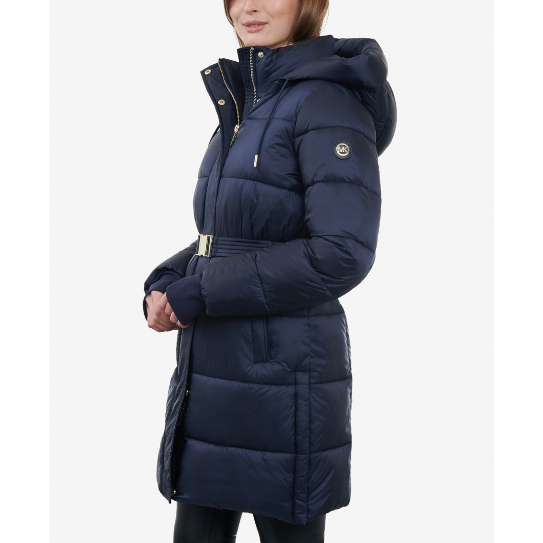 Women's 'Hooded Belted' Puffer Coat