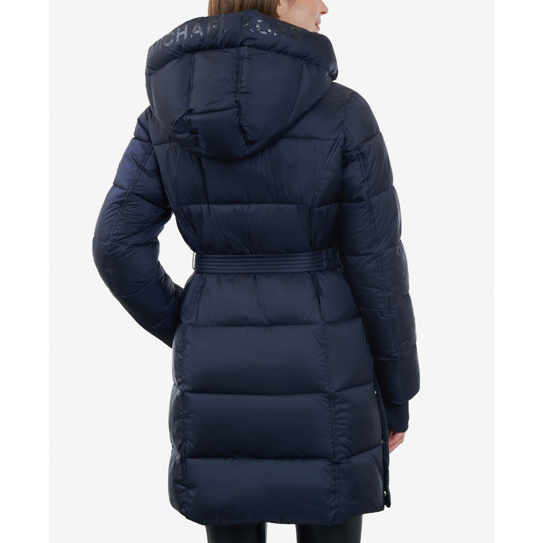 Women's 'Hooded Belted' Puffer Coat