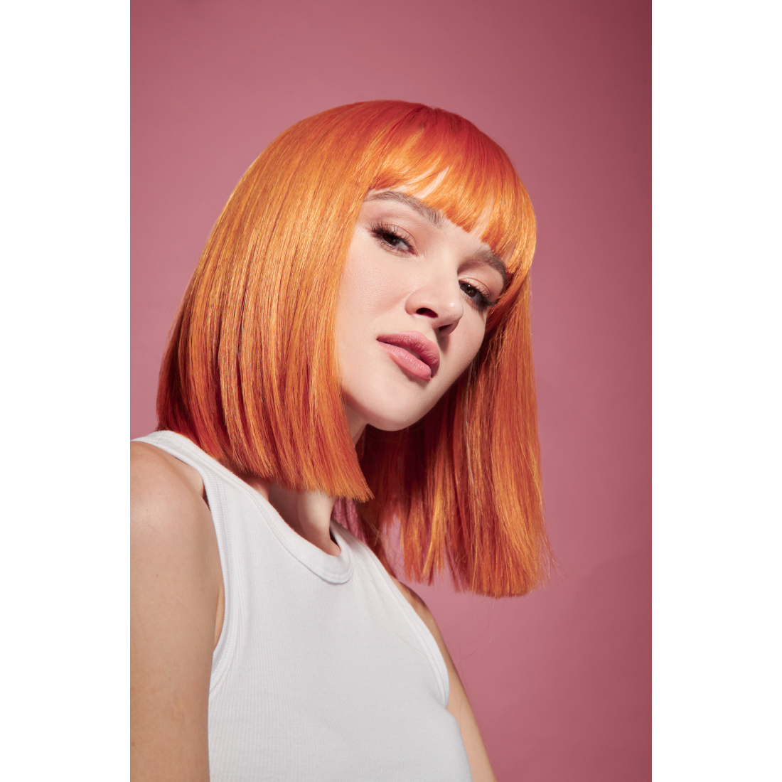 Perruque 'Short Stiff Square' - Rouquine