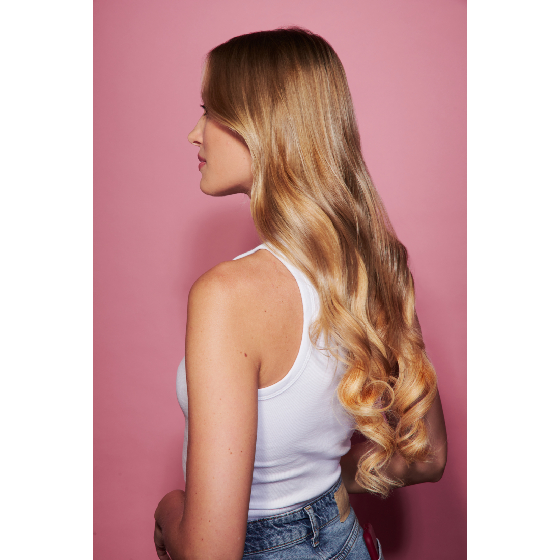 Extensions de cheveux 'Curly' - Light Blond