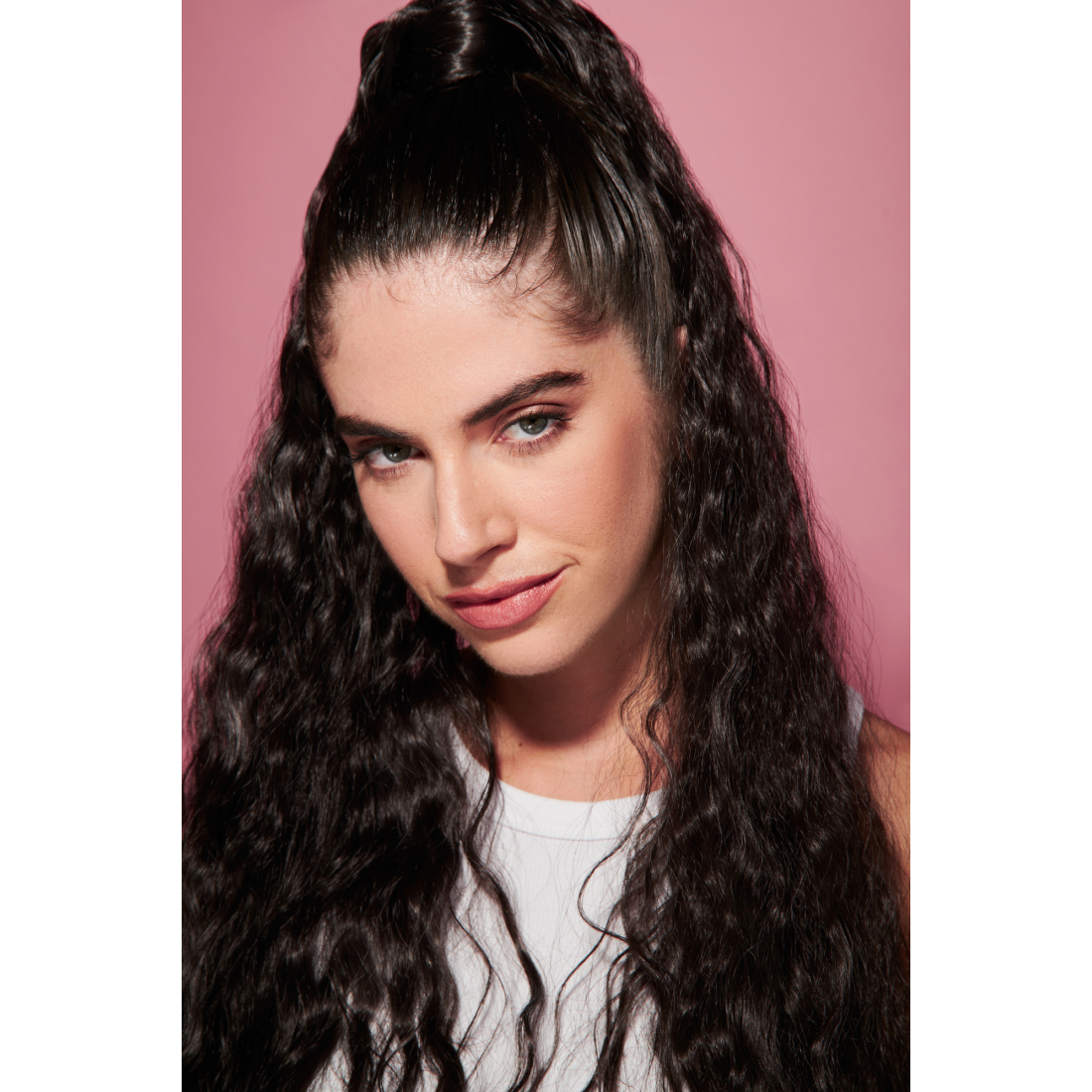 'Curly' Ponytail - Dark Brunette