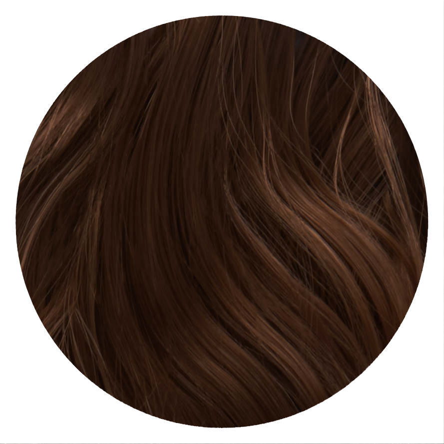 Queue de cheval 'Curly' - Brunette