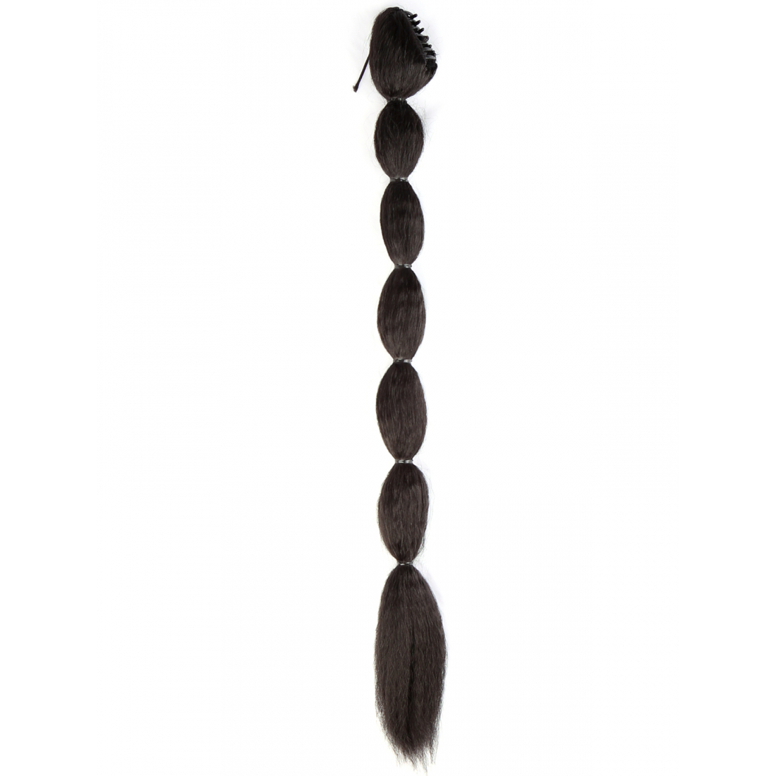 Queue de cheval 'Afro Braided' - Natural Black