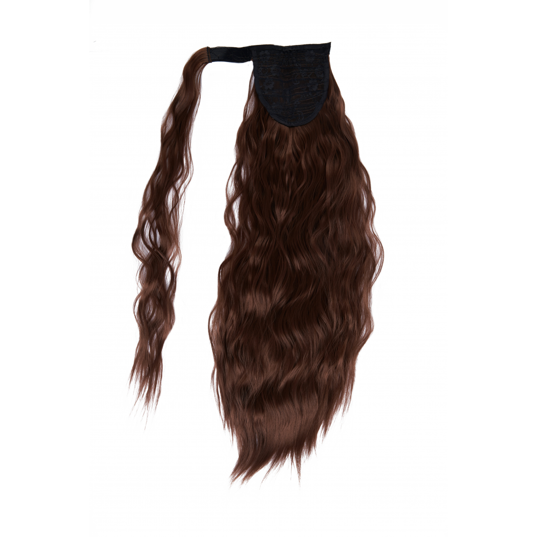 Queue de cheval 'Curly' - Brunette