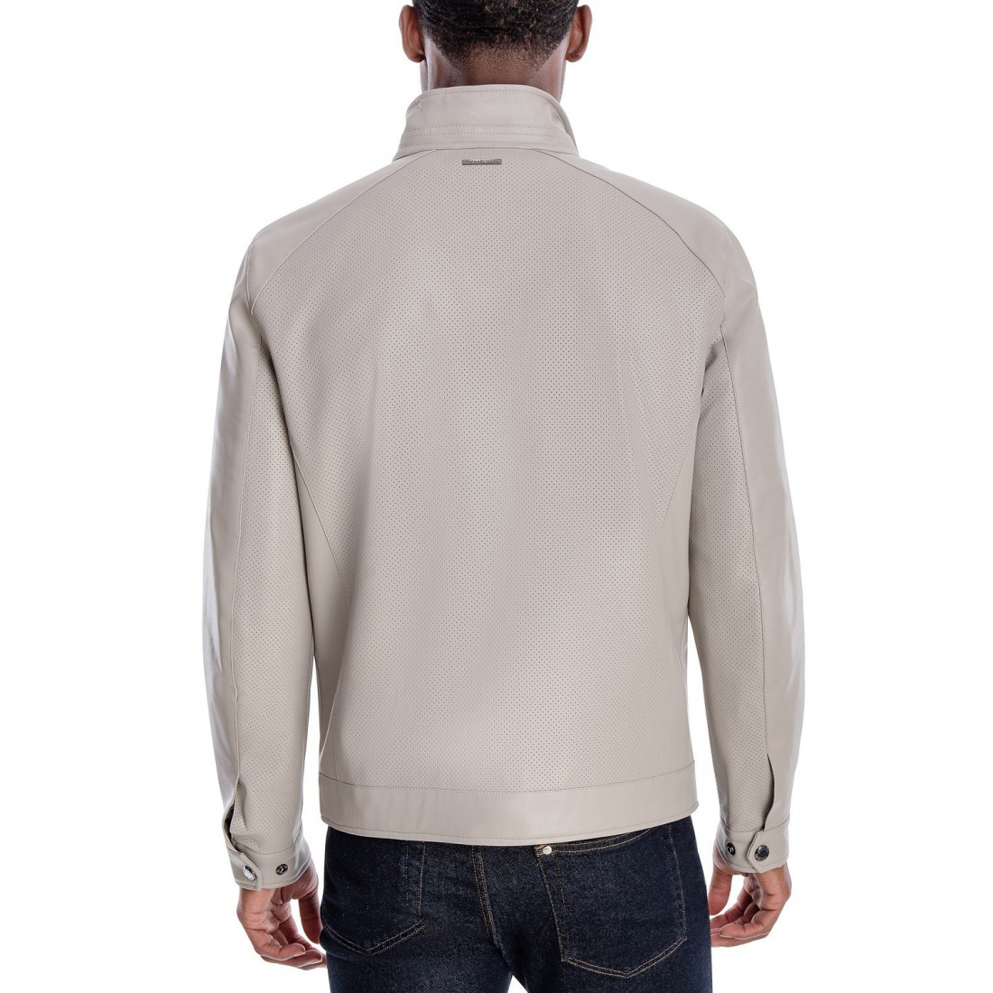 'Perforated' Bikerjacke für Herren