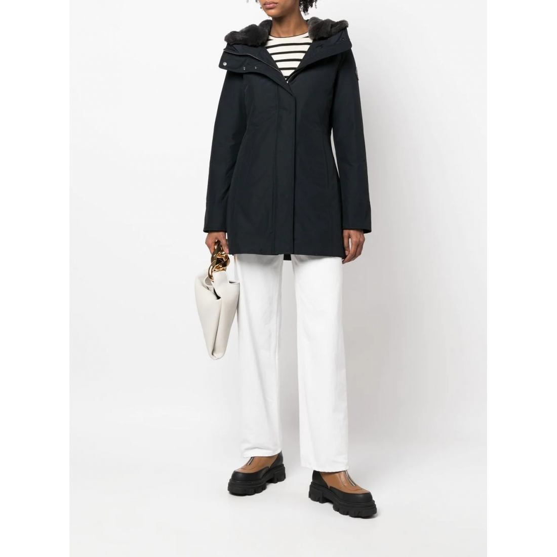 Veste de pluie 'Logo-Patch' pour Femmes