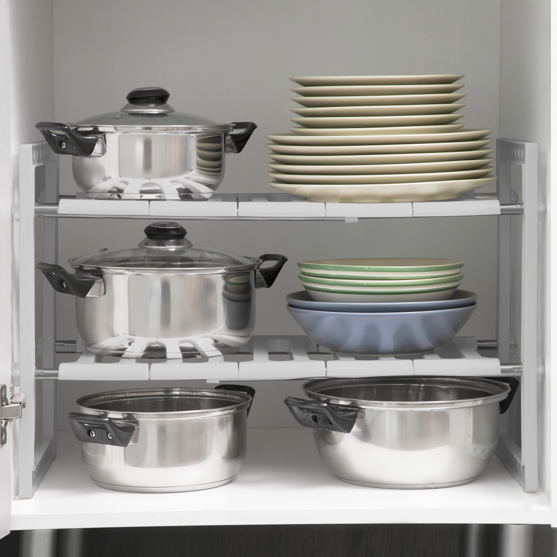 Shibblek Extendable Under-Sink Shelf Unit