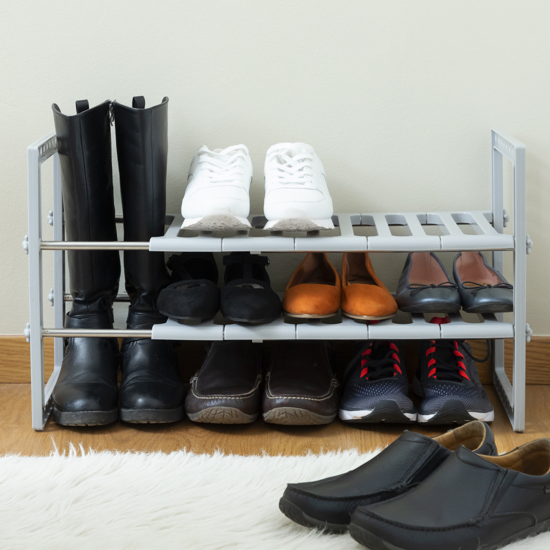 Shibblek Extendable Under-Sink Shelf Unit