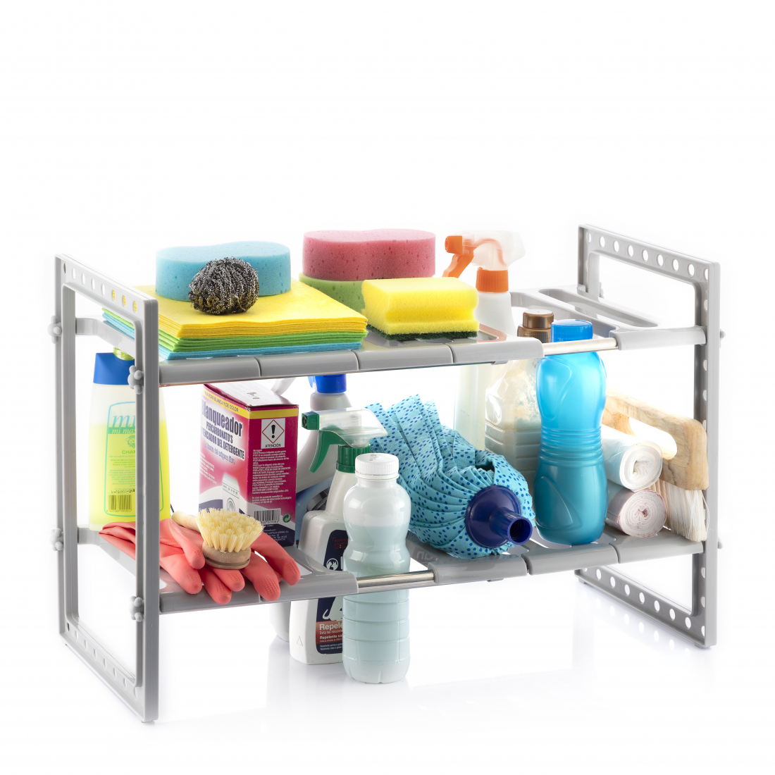 Shibblek Extendable Under-Sink Shelf Unit