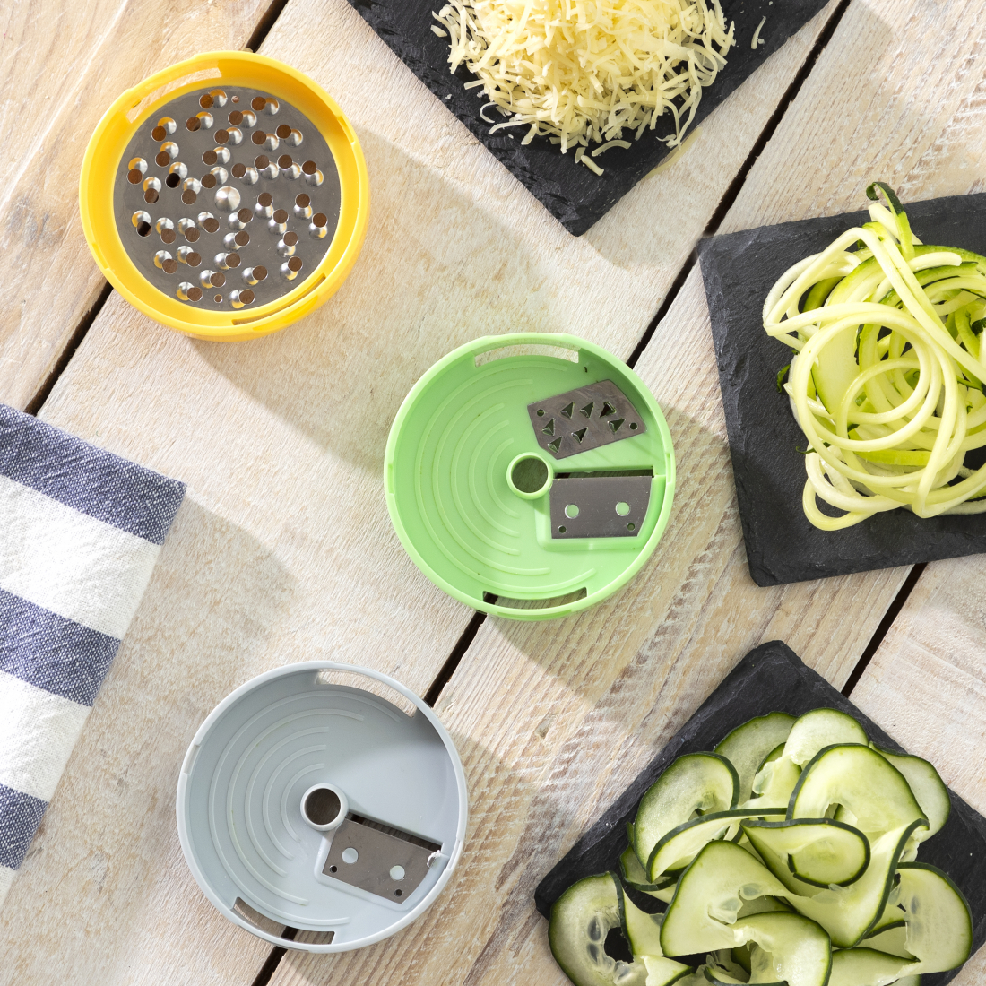 Coupe-Légumes En Spirale Et Râpe À Légumes Avec Recettes Vigizer