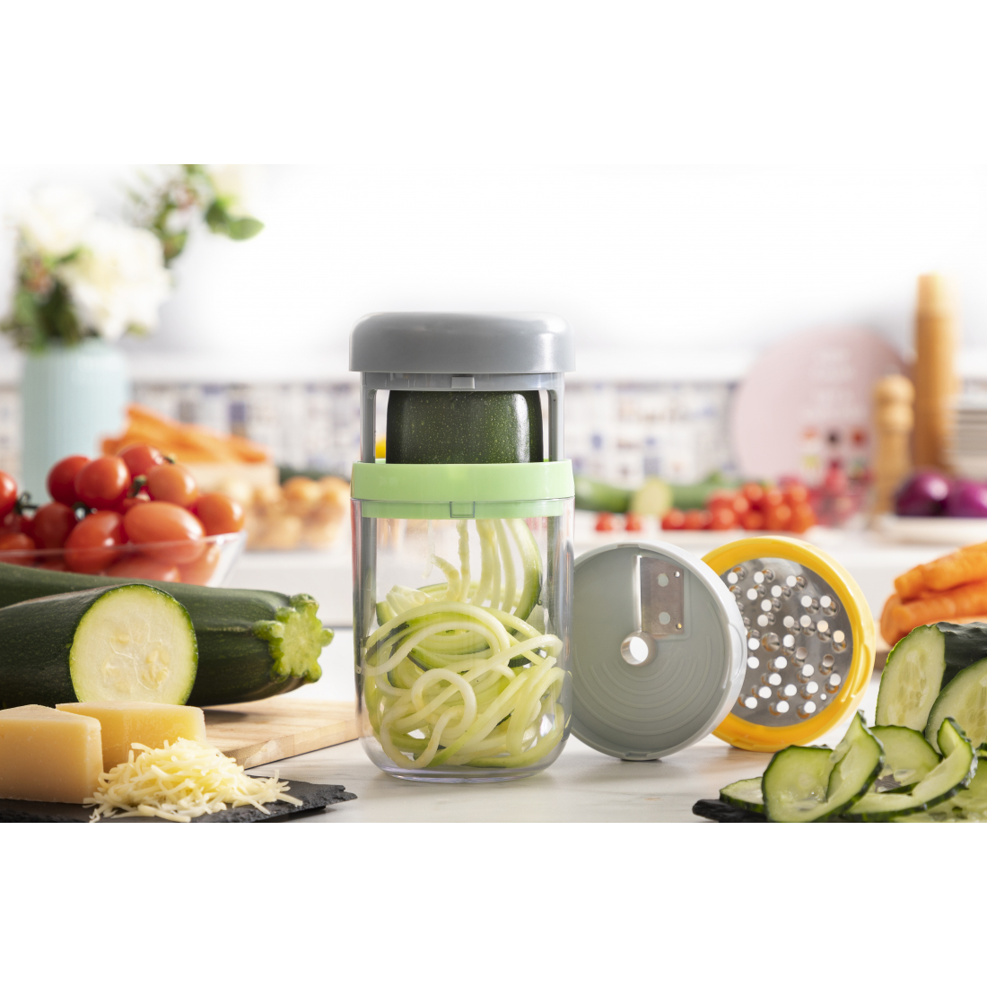 Coupe-Légumes En Spirale Et Râpe À Légumes Avec Recettes Vigizer