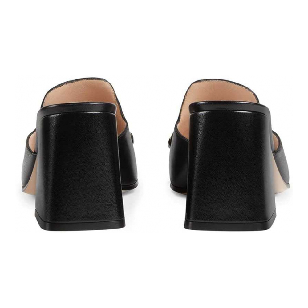 Mules à talon 'Horsebit' pour Femmes