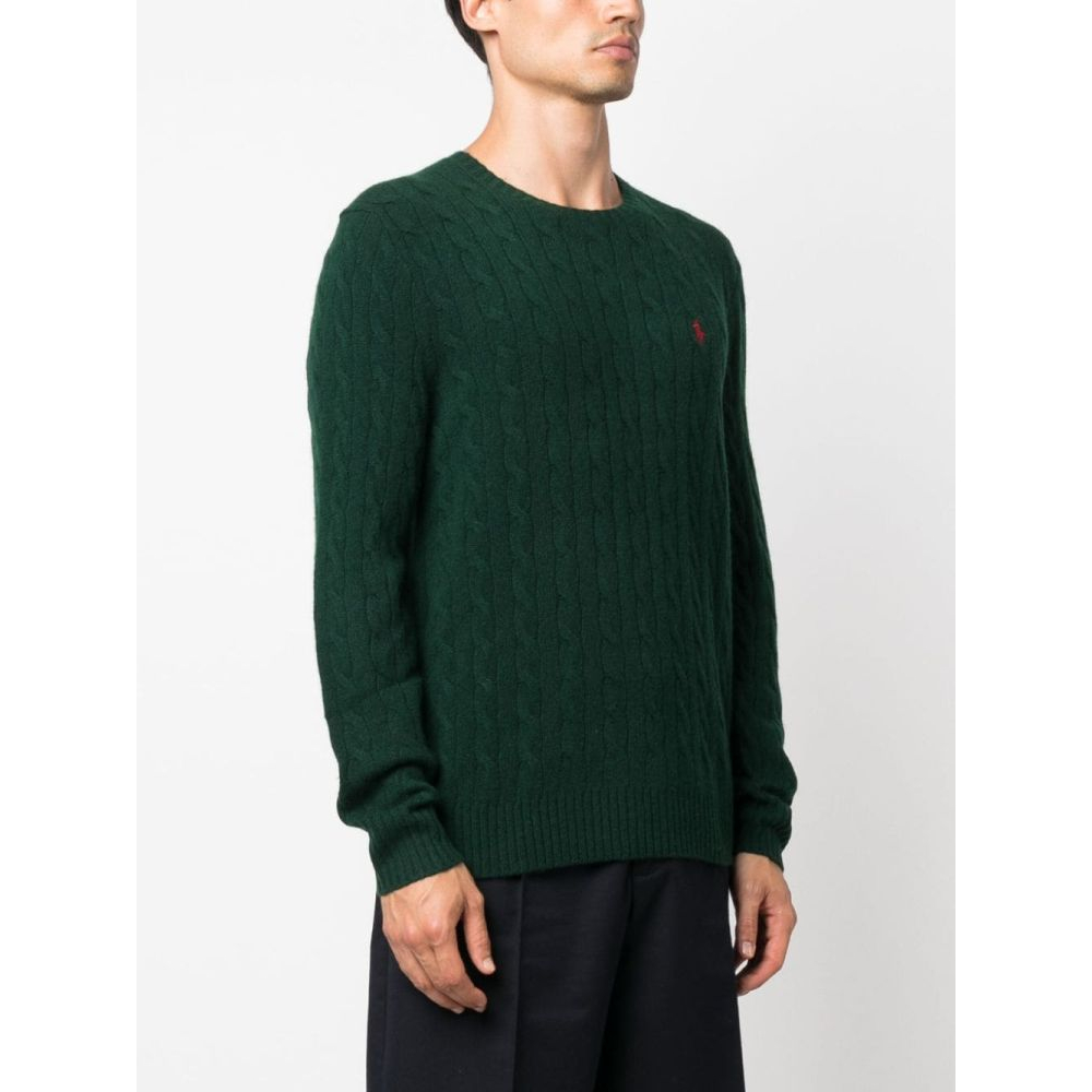 Men's 'Polo Pony-Motif' Cashmere Sweater