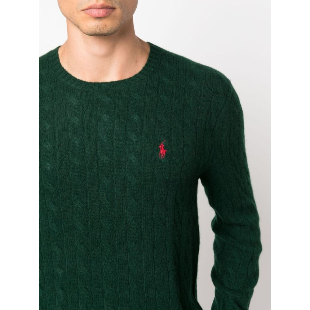 Men's 'Polo Pony-Motif' Cashmere Sweater