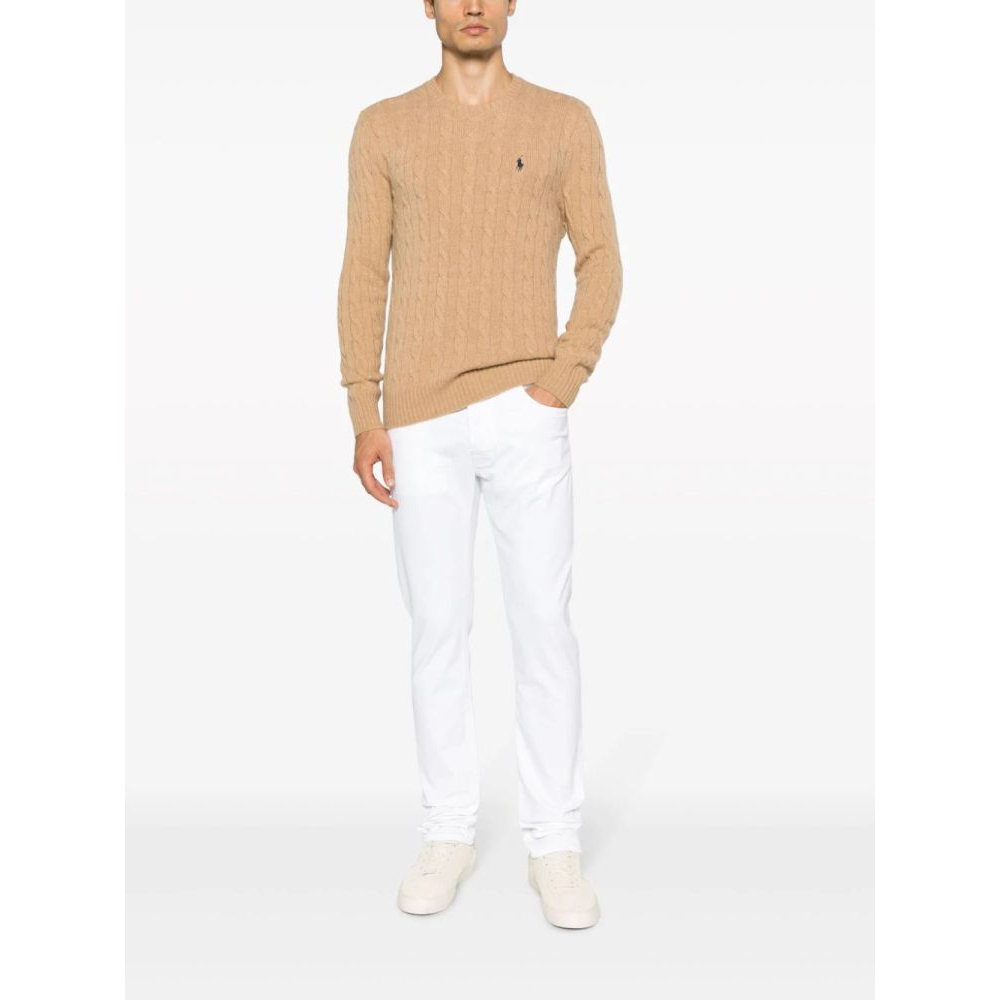 Men's 'Polo Pony-Motif' Cashmere Sweater