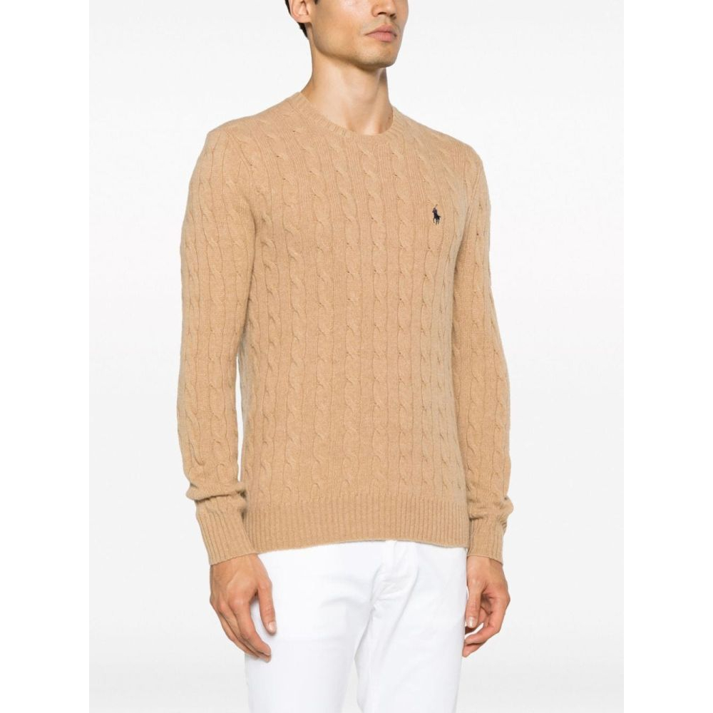 Men's 'Polo Pony-Motif' Cashmere Sweater
