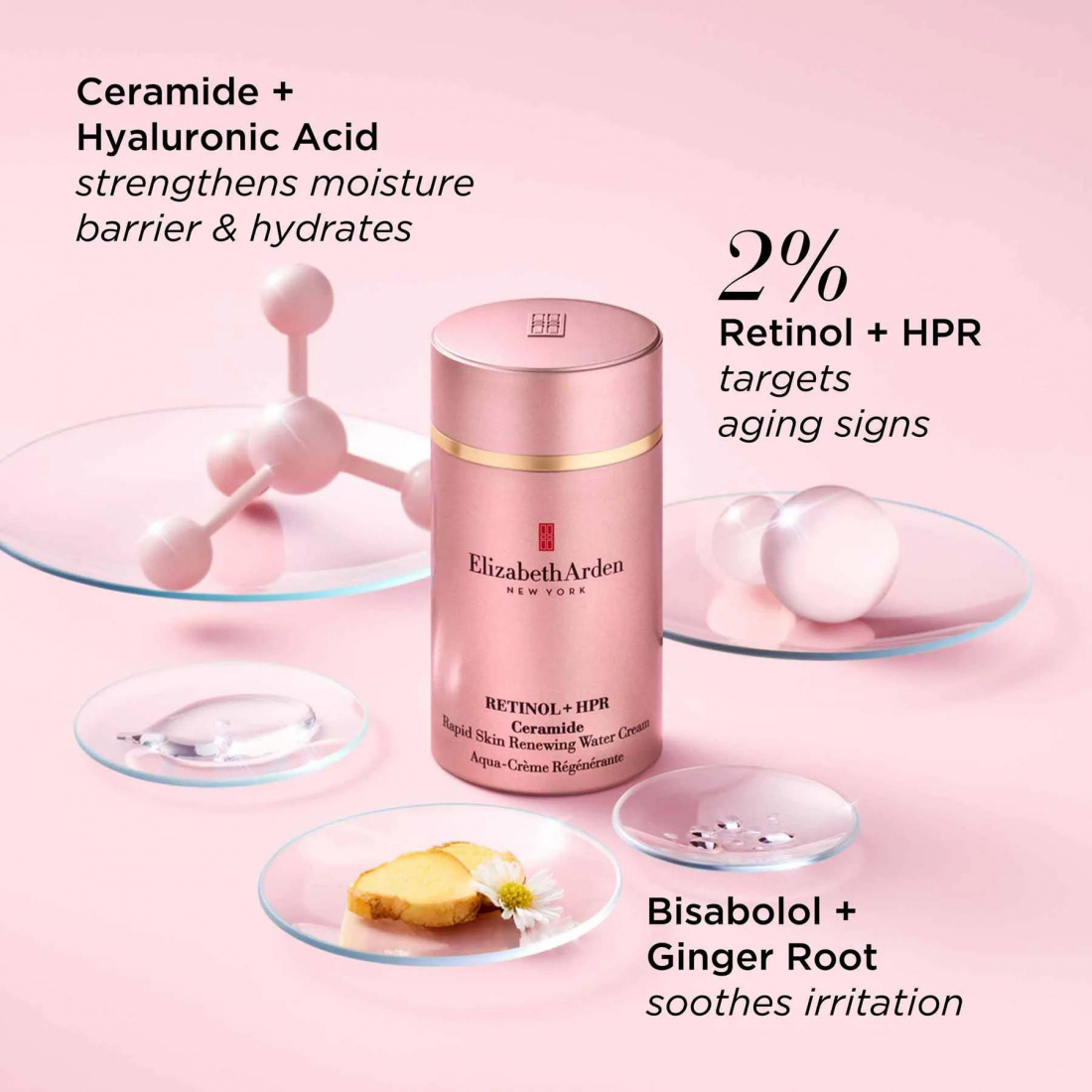 'Retinol + HPR Ceramide Rapid Skin-Renewing' Water cream - 50 ml