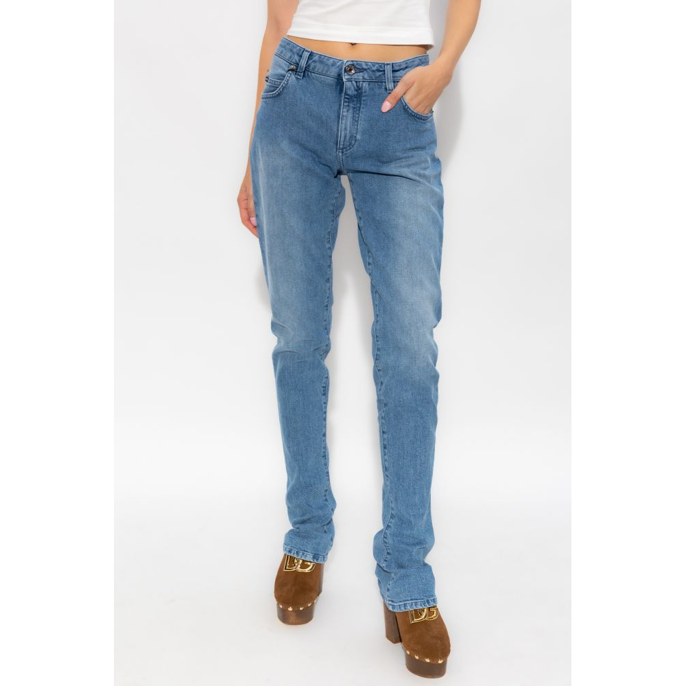 Jeans 'Logo-Patch' pour Femmes