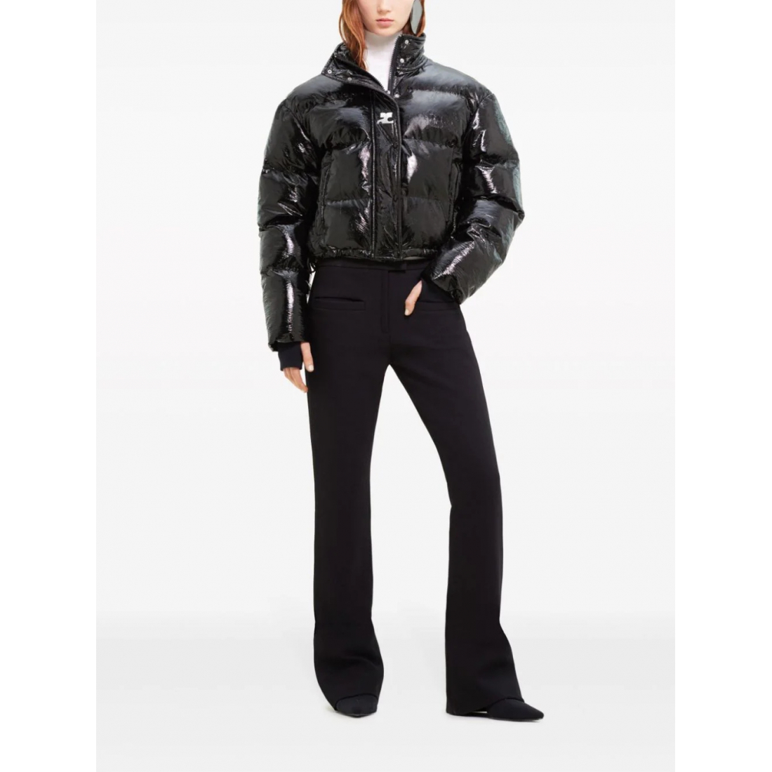 Veste matelassée 'Vynil Logo-Print' pour Femmes