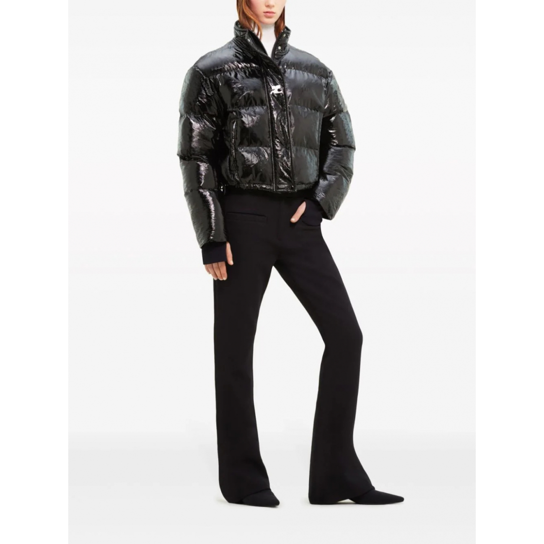 Veste matelassée 'Vynil Logo-Print' pour Femmes