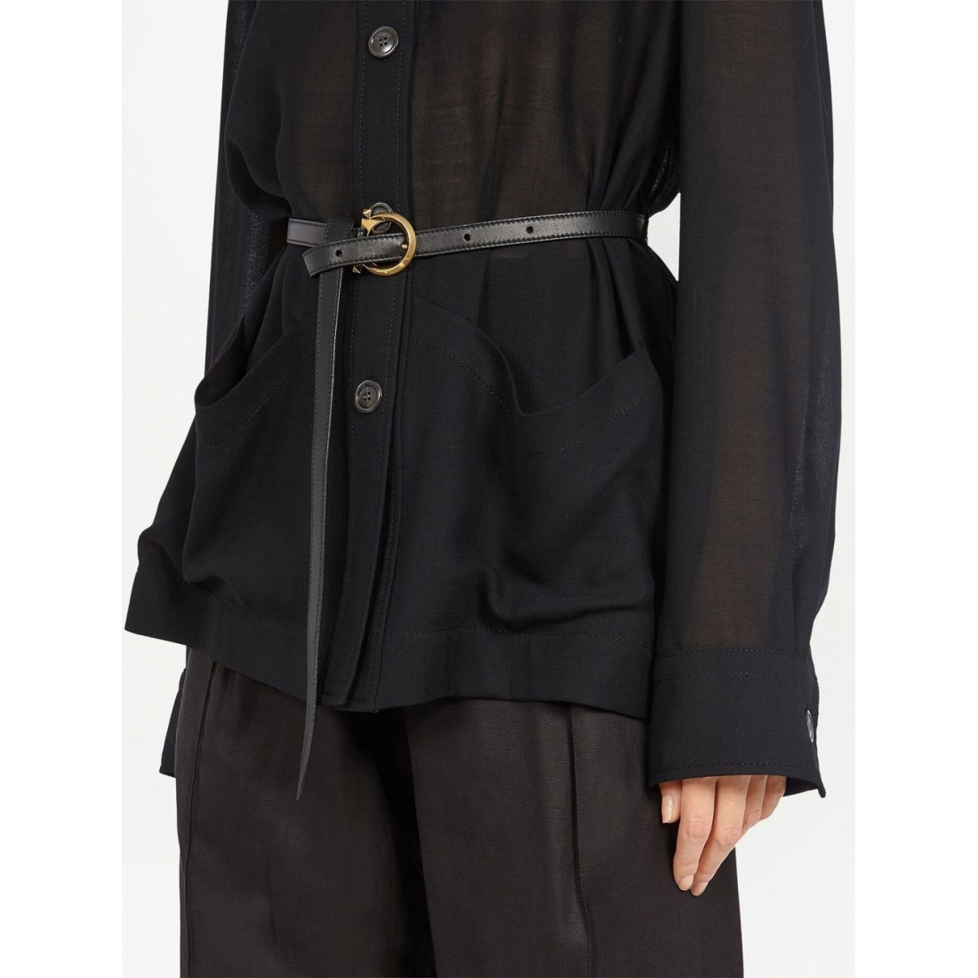 Veste 'Belted-Waist' pour Femmes