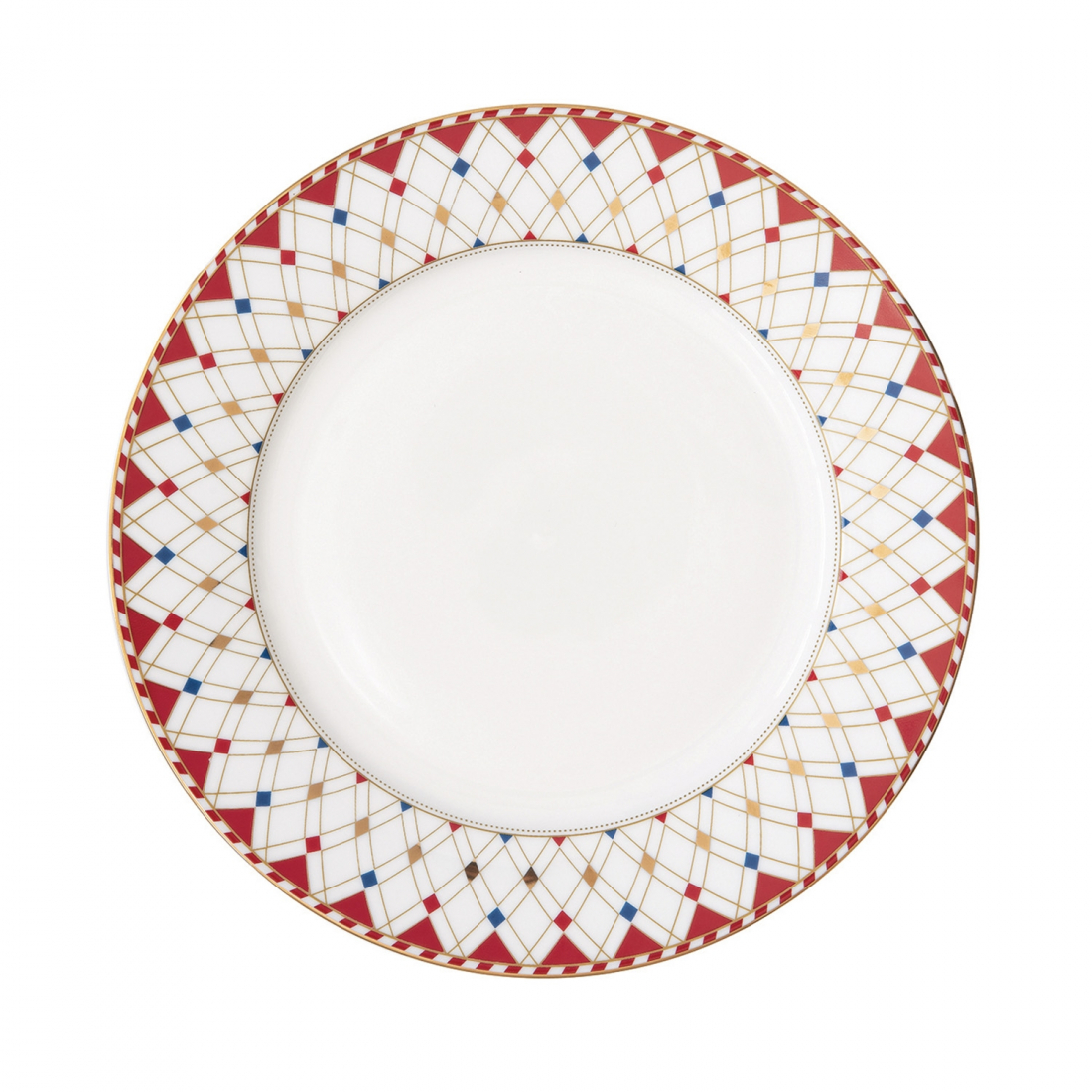 Set Aus 18 Porzellantellern (18 Teile: 6 Vorspeisenteller, 6 Speiseteller, 6 Suppenteller) Weihnachtswunderland