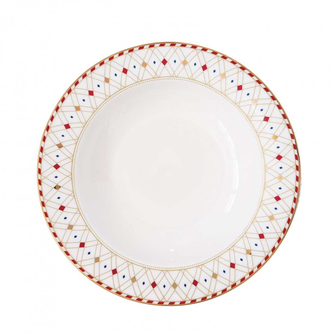 Set Aus 18 Porzellantellern (18 Teile: 6 Vorspeisenteller, 6 Speiseteller, 6 Suppenteller) Weihnachtswunderland