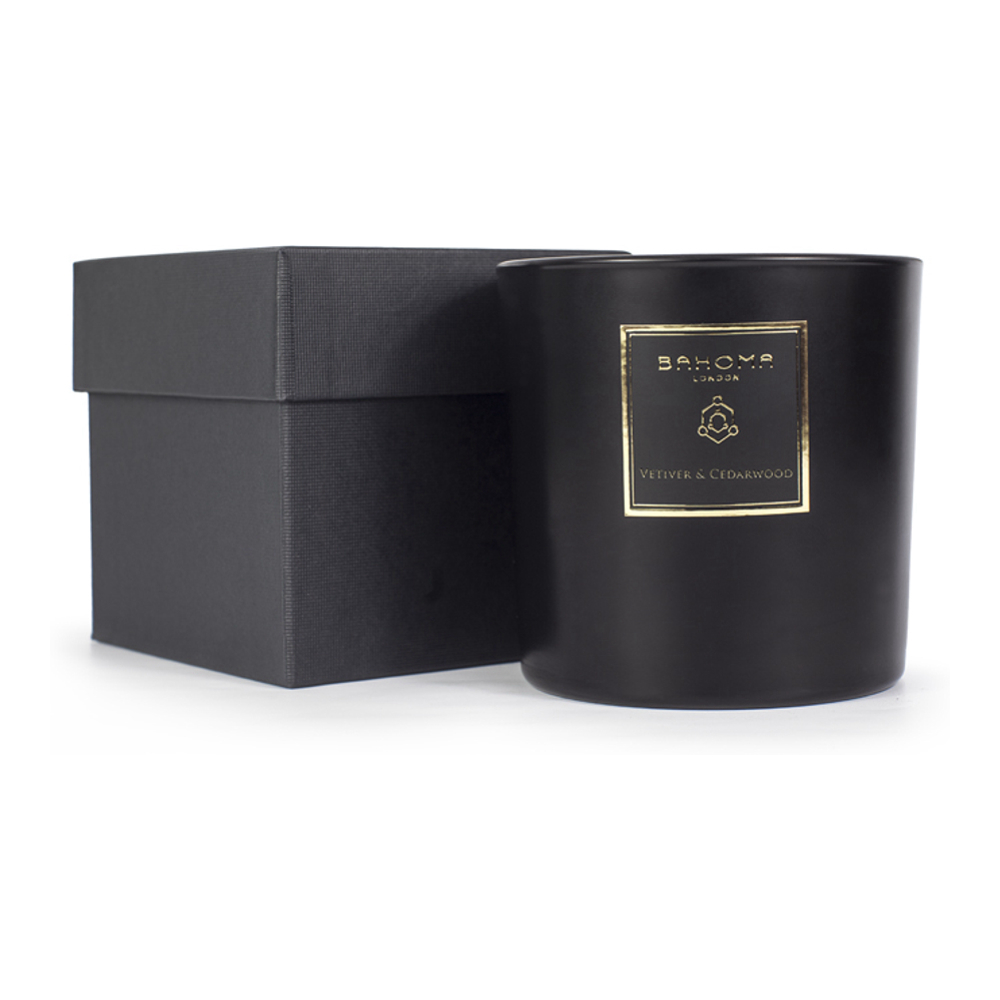 'XL' Kerze 2 Dochte - Vetiver und Zedernholz 620 g