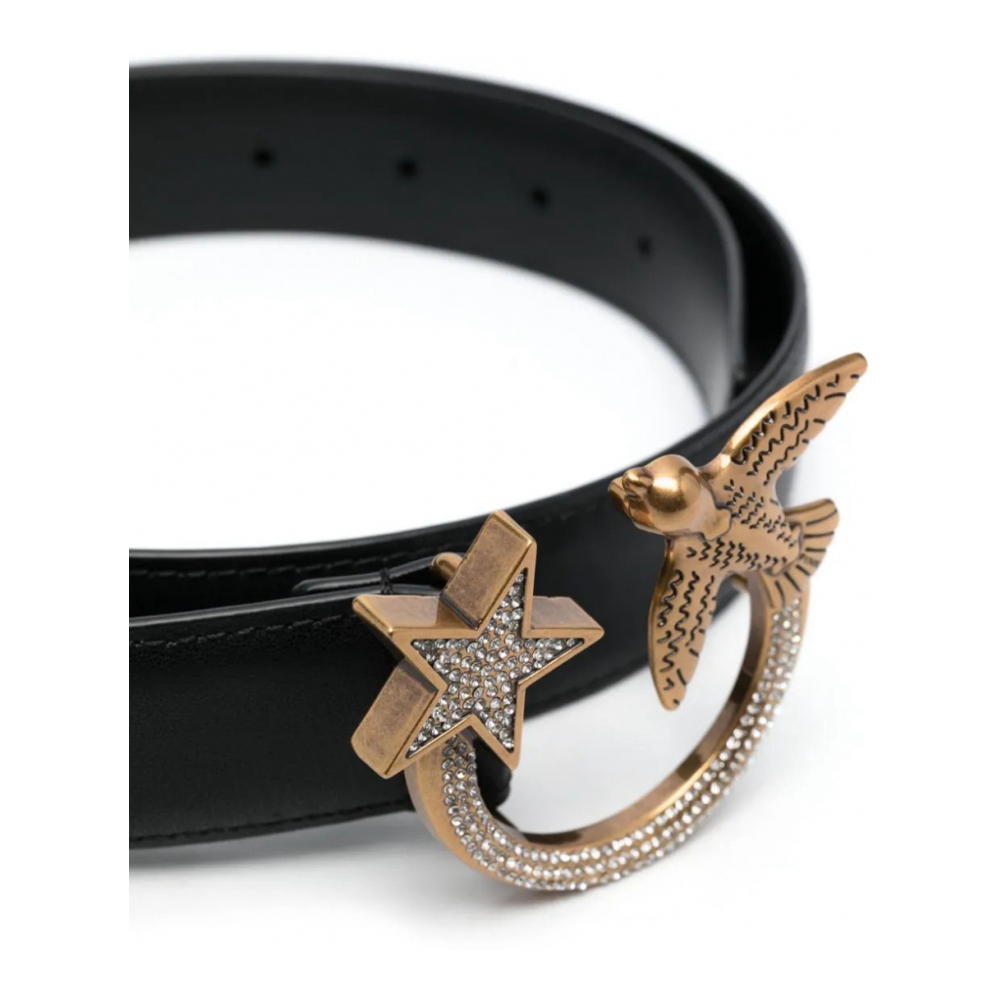Ceinture 'Love Birds-Buckle Crystal-Embellished' pour Femmes