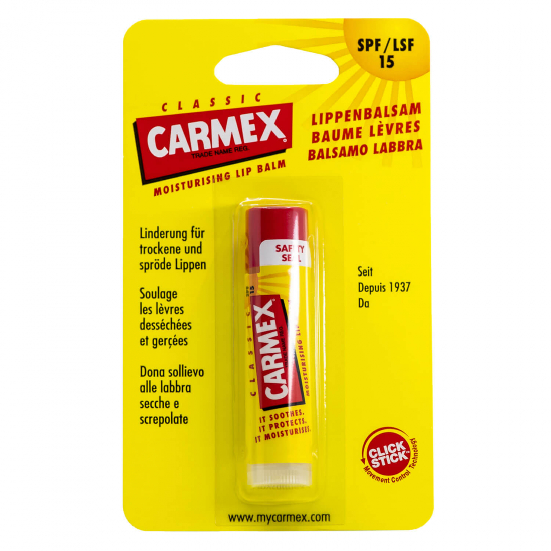 Baume à lèvres 'Classic Moisturising SPF15' - 4.25 g
