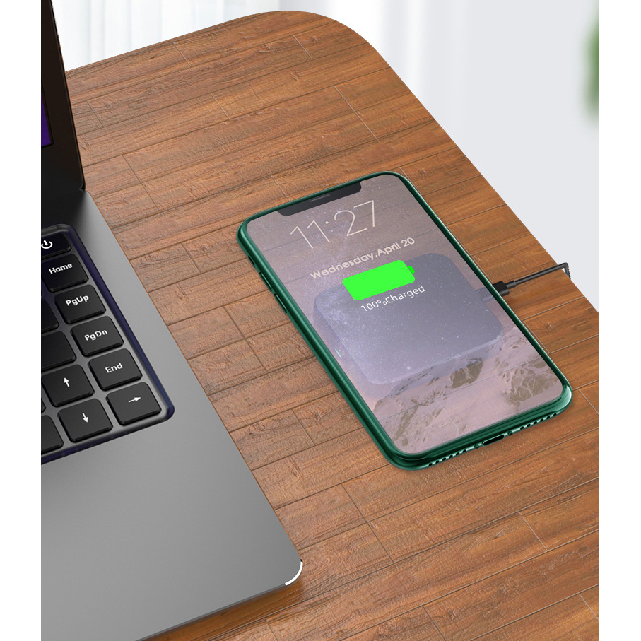 Support de charge sans fil Qi 2 en 1 détachable et flexible