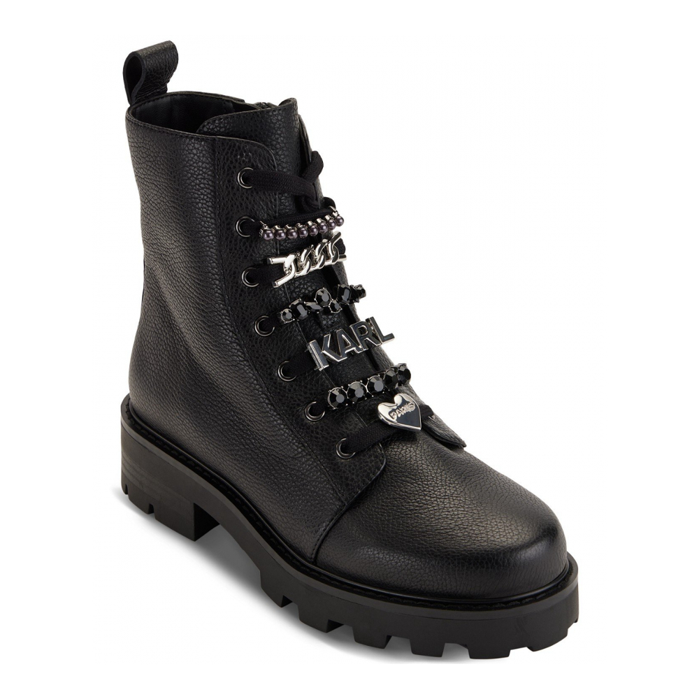 Women's 'Mela Chain' Combat Boots