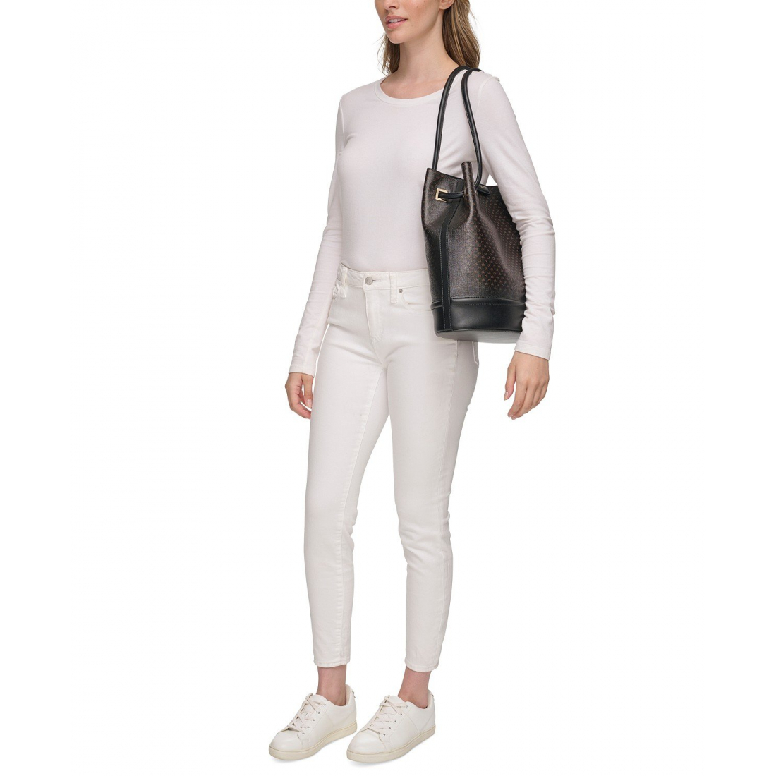 Women's 'Ash Ombre Signature with Magnetic Snap' Tote Bag