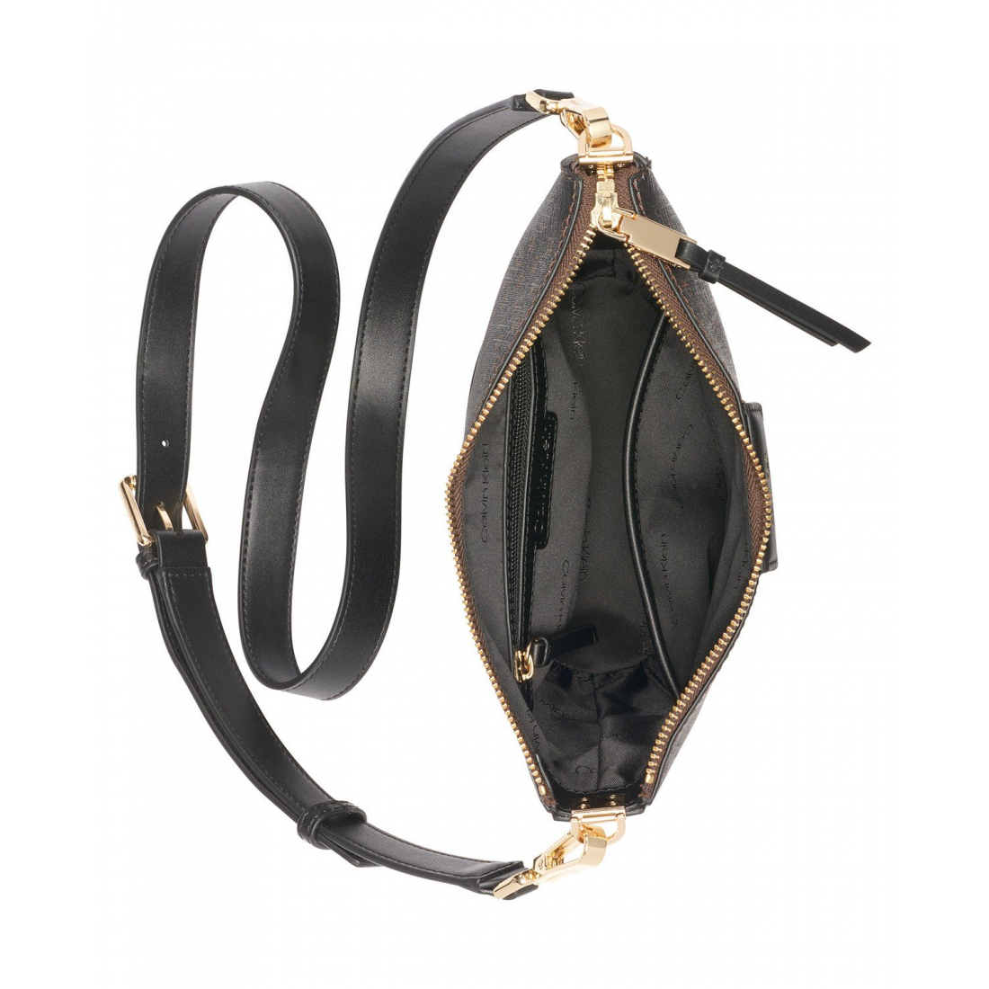 Women's 'Ash Signature Adjustable Top Zipper' Crossbody Bag