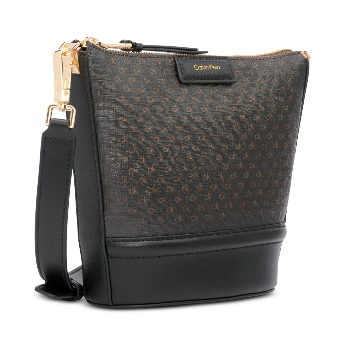 Women's 'Ash Signature Adjustable Top Zipper' Crossbody Bag