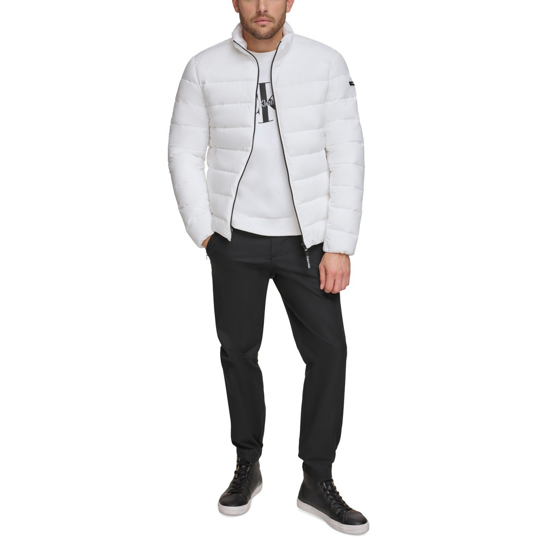 'Quilted Infinite Stretch Water-Resistant' Pufferjacke für Herren