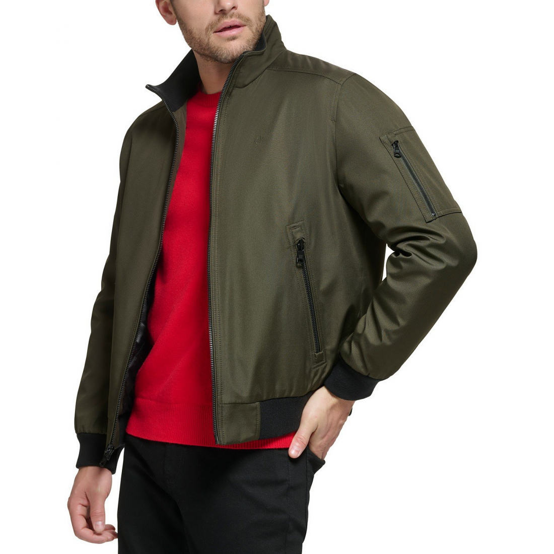 Blouson bomber 'Classic Zip-Front Ripstop' pour Hommes