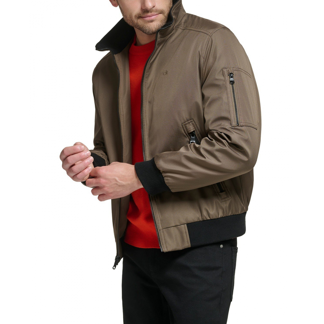 Blouson bomber 'Classic Zip-Front Ripstop' pour Hommes