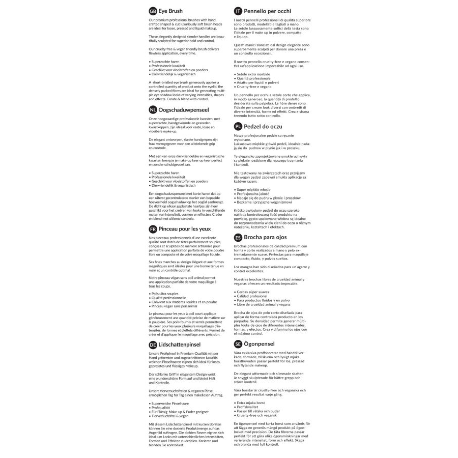 Pinceau à paupières HD