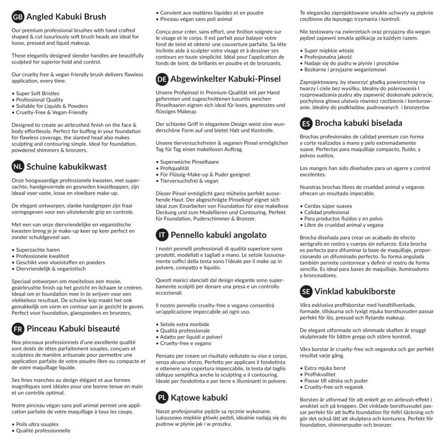 Pinceau de maquillage 'HD Blush Kabuki'