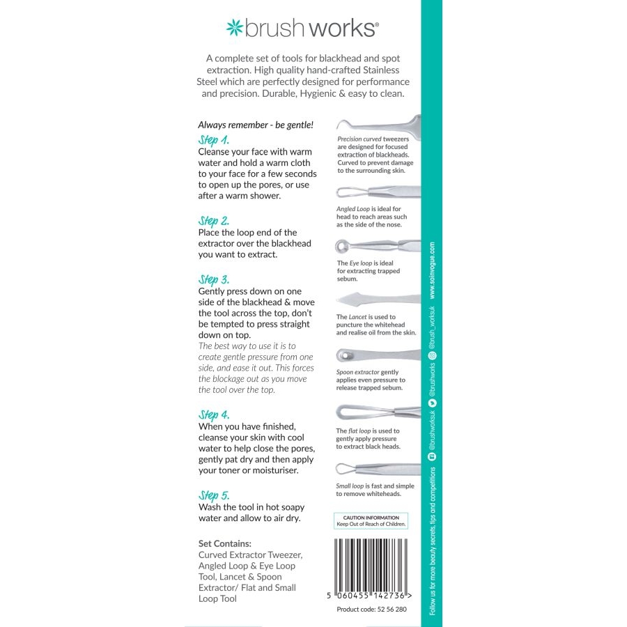 Ensemble pour éliminer les points noirs et les imperfections