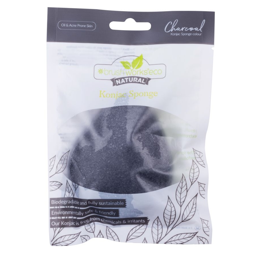 'Konjac' Sponge - Charcoal