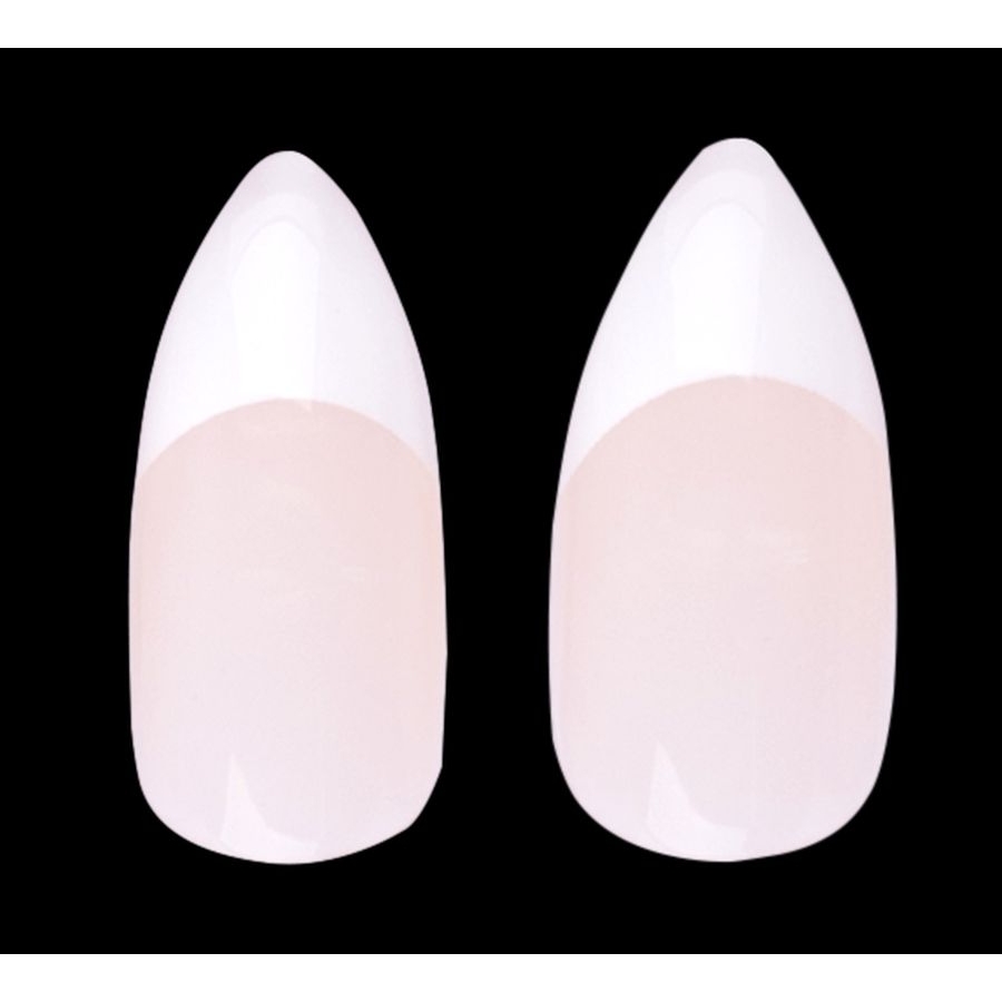 Invogue - Faux ongles ovales 'French Bare' pour femmes